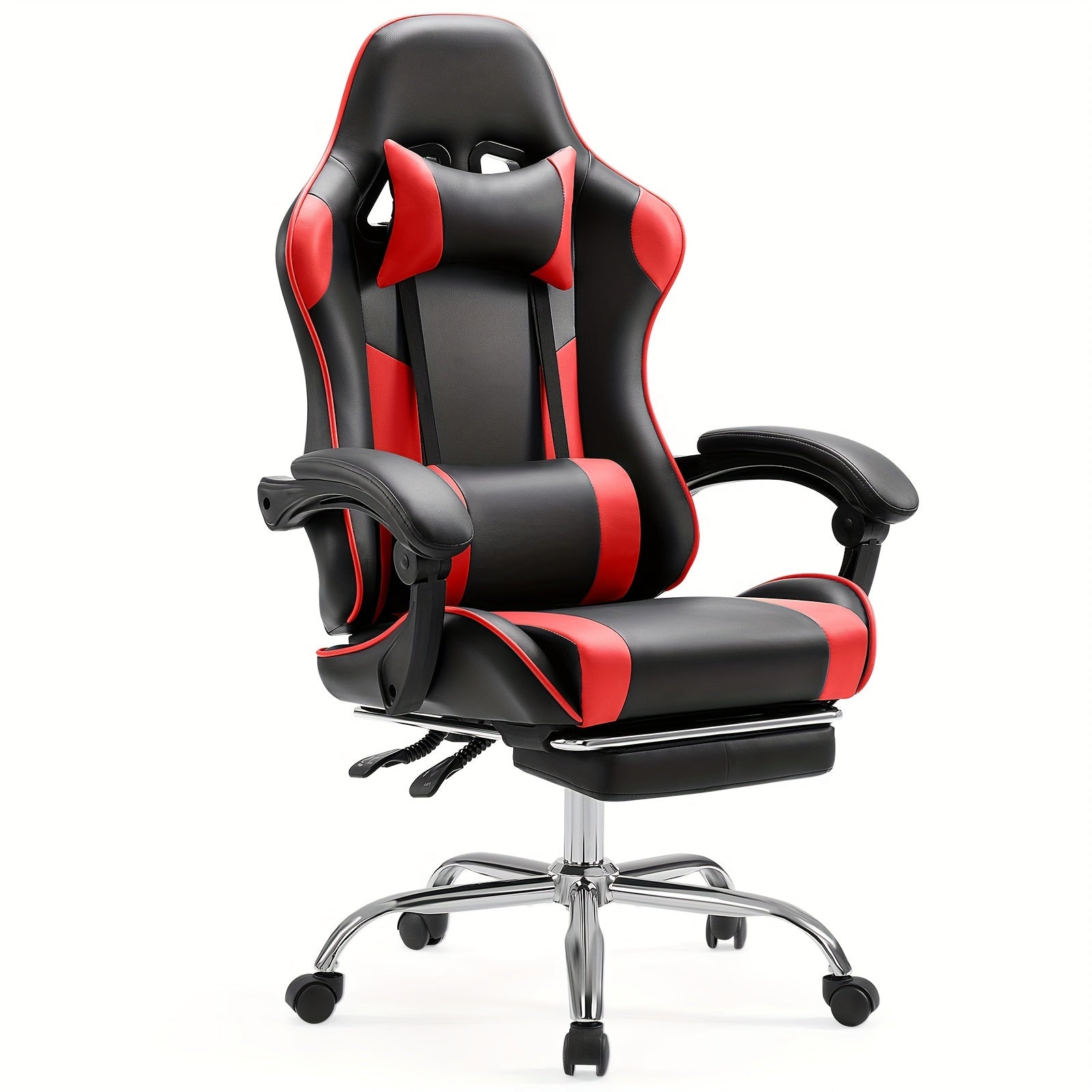 Recliner Executive Chair Ergonomic Gaming Chair Home Office Desk Chair With Wheels High Back Computer Chair With Lift Armrest, Lumbar Support, Headrest
