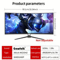Gawfolk 32-Inch Curved Gaming Monitor 180Hz FHD 1080P, Frameless 1500R PC Computer Screen with VESA Mount, Immersive Wide-Angle View for Gaming & Multimedia, Sleek Frameless Design, High Resolution Screen