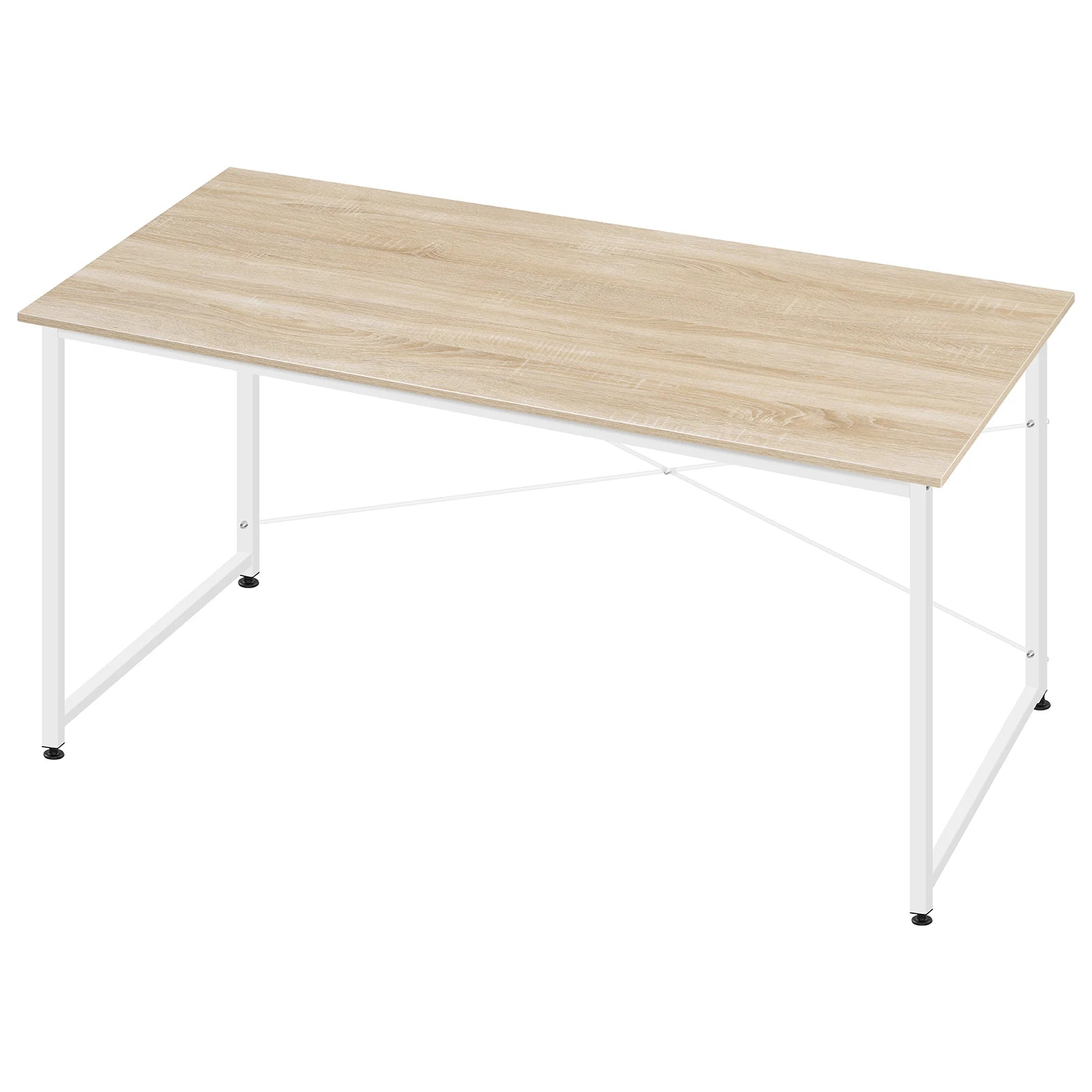 WOLTU Metal Frame Computer Desk Office Writing Study  Gaming Table Modern Large Office Workstation Desk for Home Office Bedroom