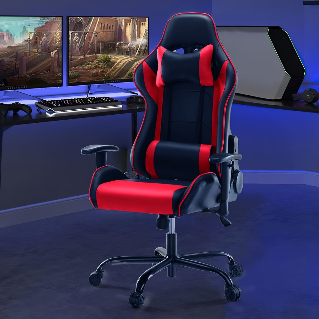 Recliner Executive Chair Ergonomic Gaming Chair Home Office Desk Chair With Wheels High Back Computer Chair With Lift Armrest, Lumbar Support, Headrest